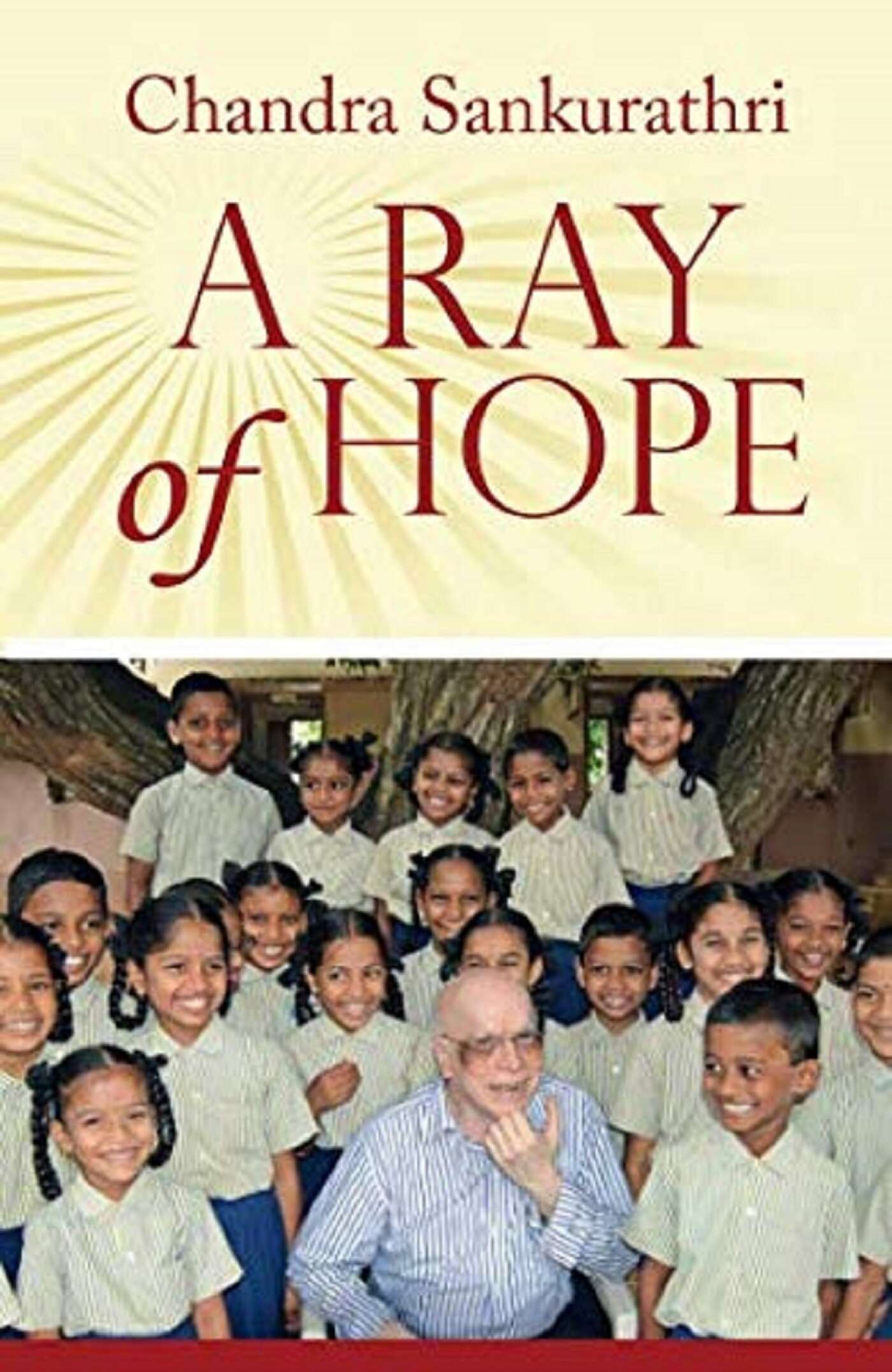 A Ray of Hope memoir cover picture by Chandra Sankurathri