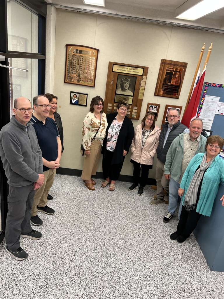 Members of the R.D. Parker Collegiate's Class of 1979 gather in Thompson, Manitoba to remember classmate Rahul Aggarwal, killed in the Air India Flight 182 bombing.