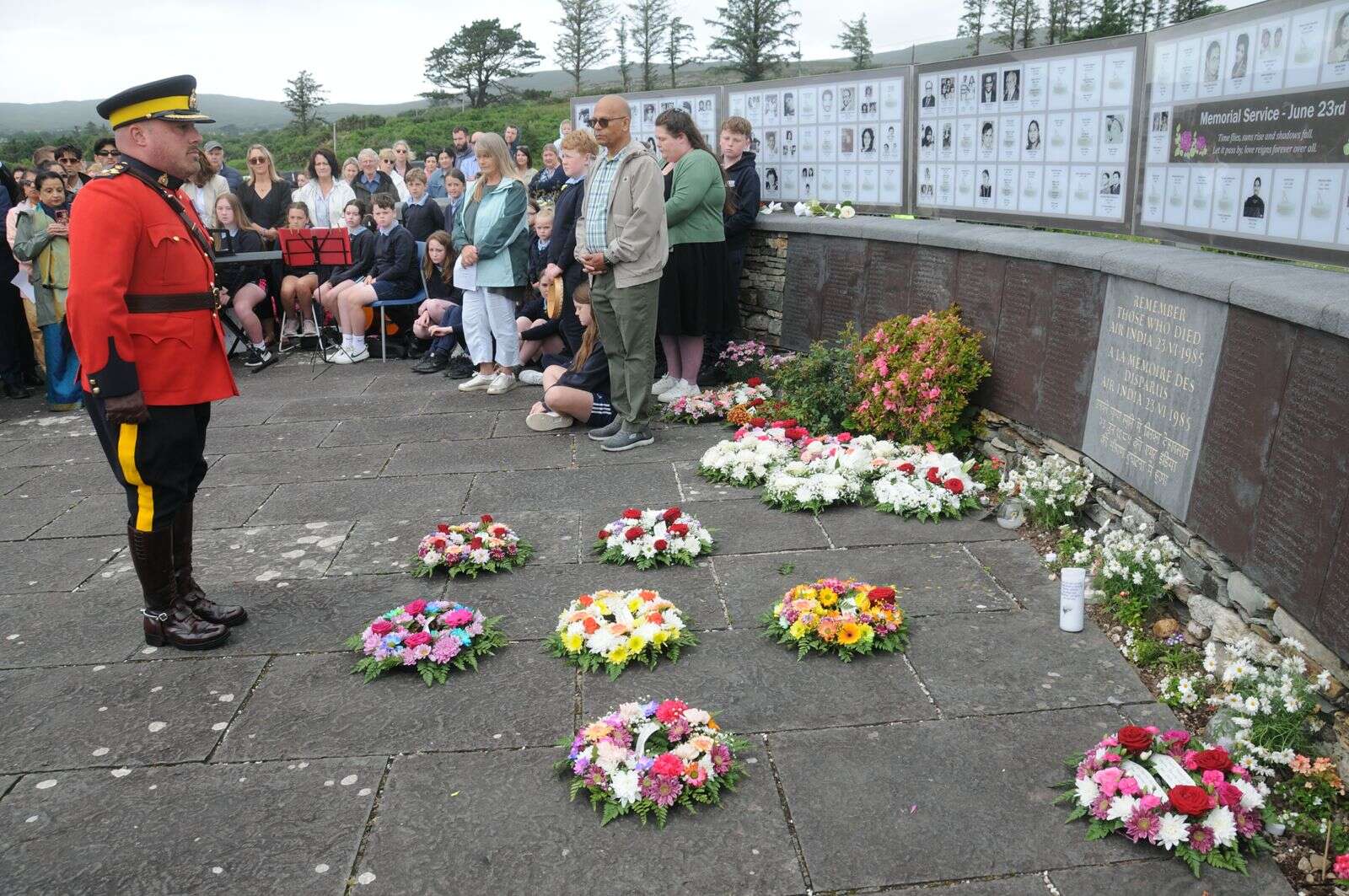 Air India Disaster 40th Year Commemoration Memorial Service, Ahakista Memorial, Cork, Ireland; June 23, 2025; photo by Dr. Padmini Turlapati