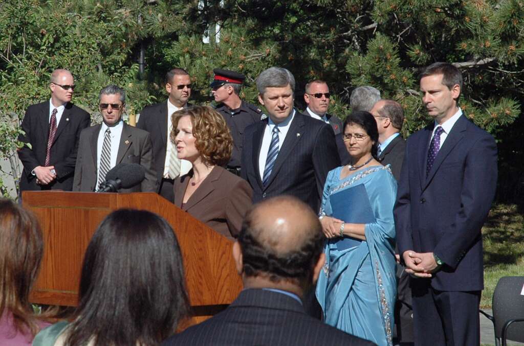 The 2007 Air India Memorial Service; Toronto, Ontario; June 23, 2007; photo donated by Venu and Jayashree Thampi