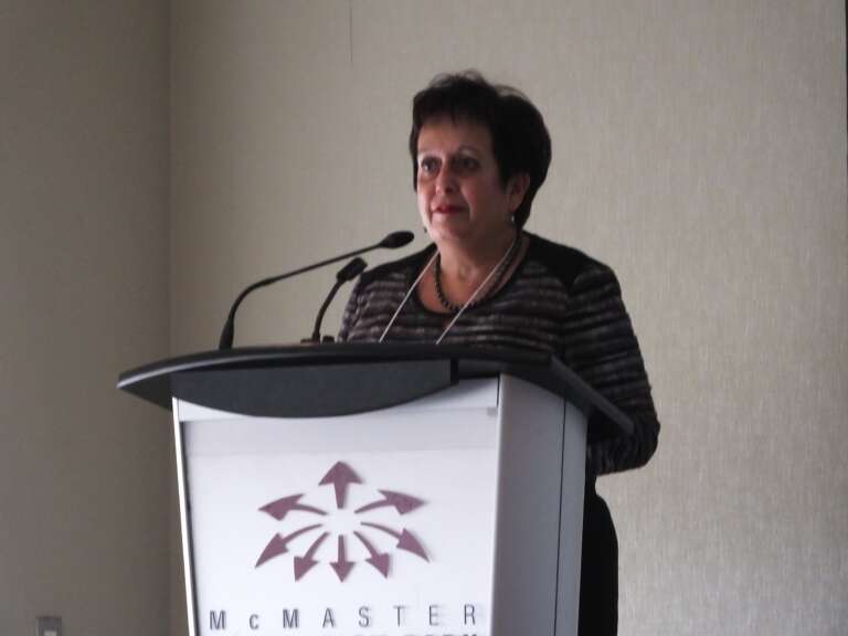 Image of Sherene H. Razack presenting at the 